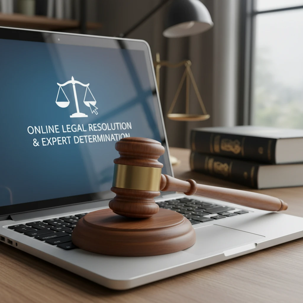 Online legal dispute resolution and expert determination