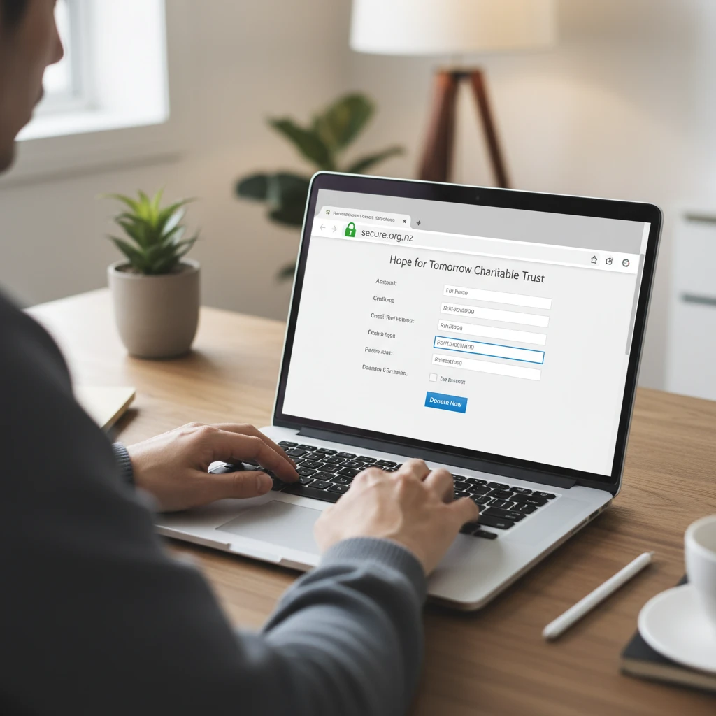 Secure online donations via a .org.nz domain