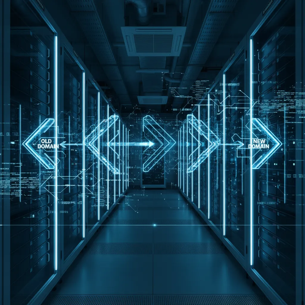 Server data transfer during domain migration