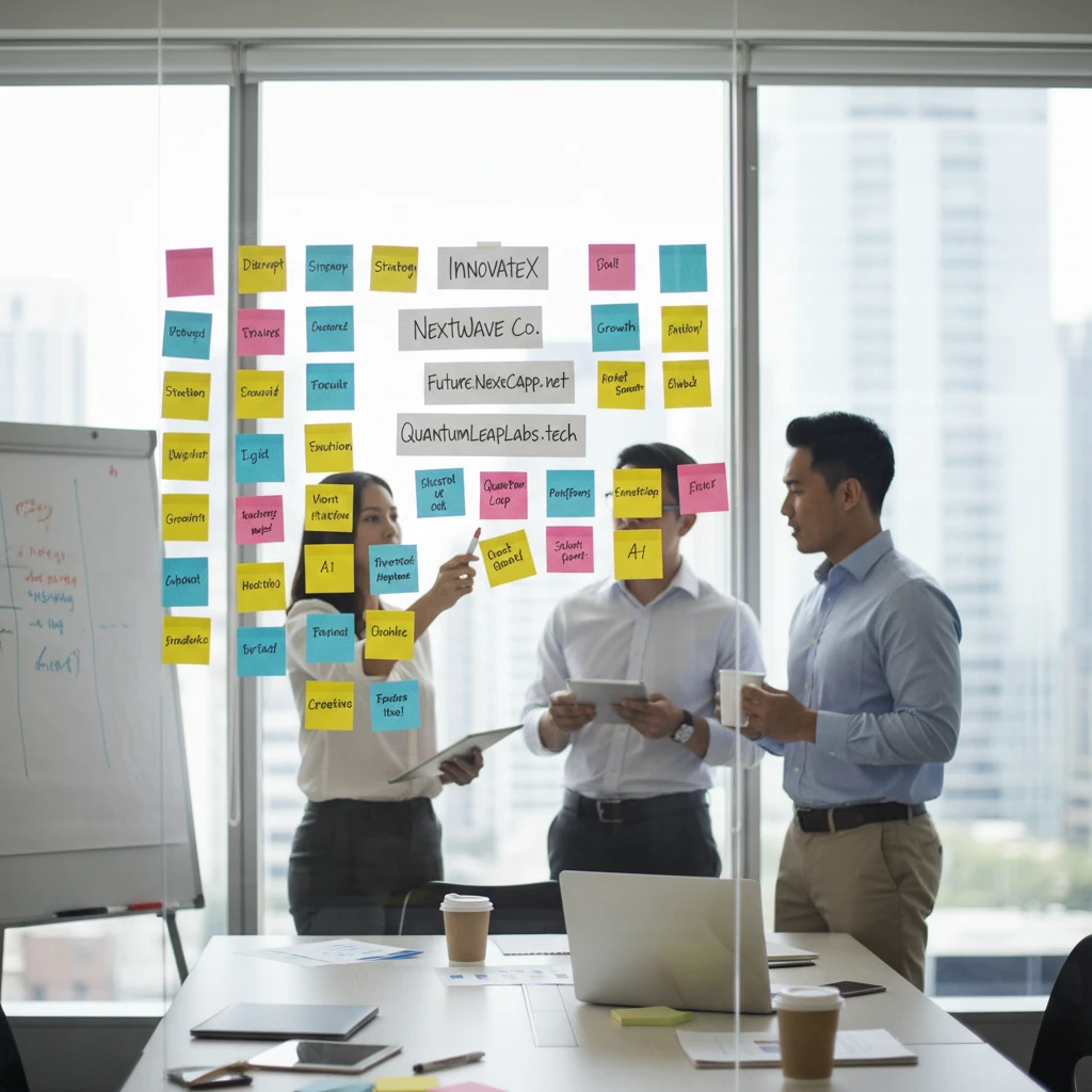 Brainstorming brandable domain names for a business